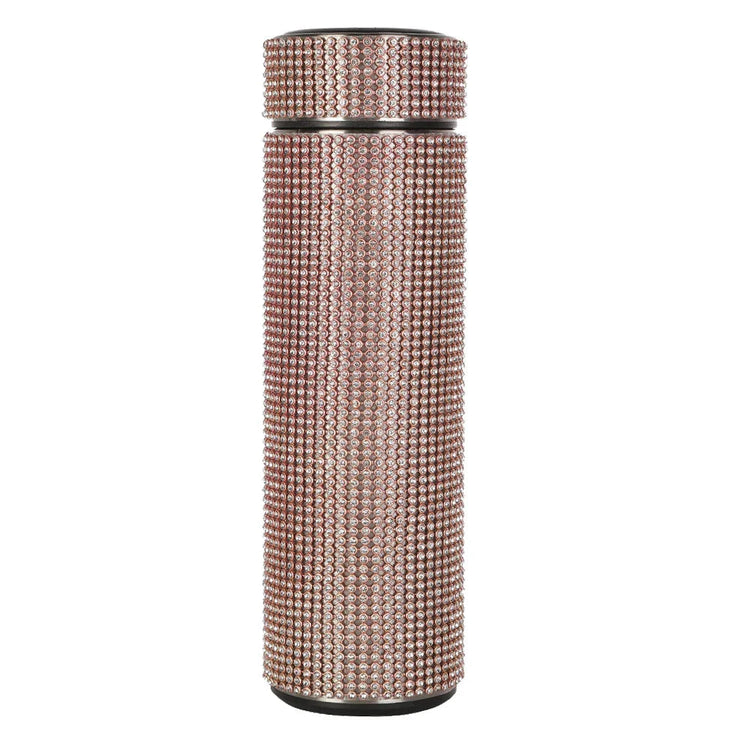 luxury diamond thermos bottle temperature display - Cheap29