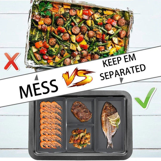 nonstick silicone baking tray divider oven separator - Cheap29