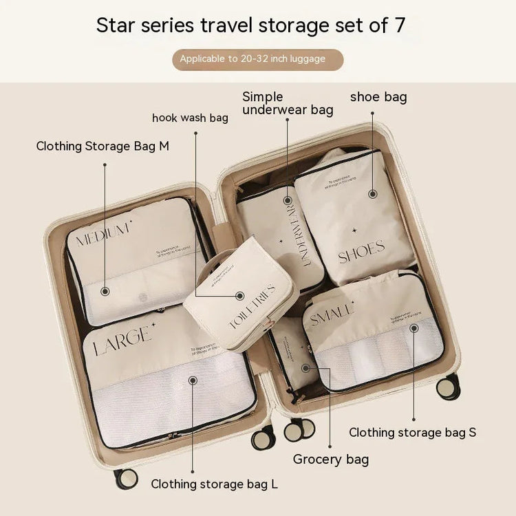 travel packing cubes set luggage organizer bags