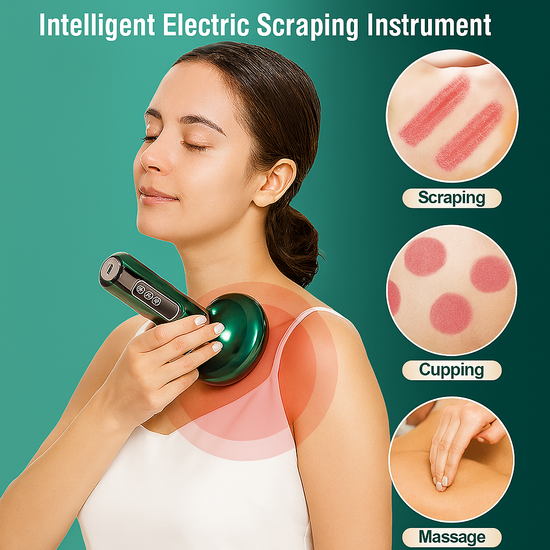 Electric Cupping Therapy Massager – 4-in-1 Suction, Gua Sha & Infrared Relief