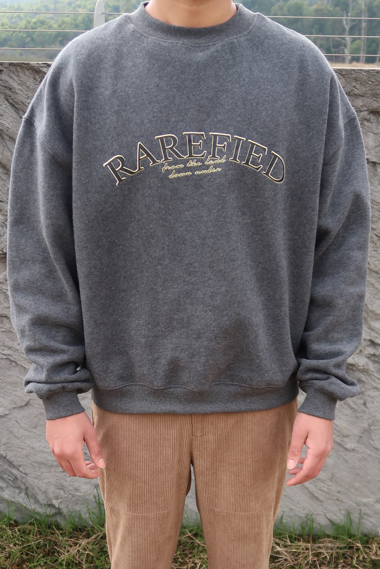 Land Down Under Sweatshirt - Charcoal-3