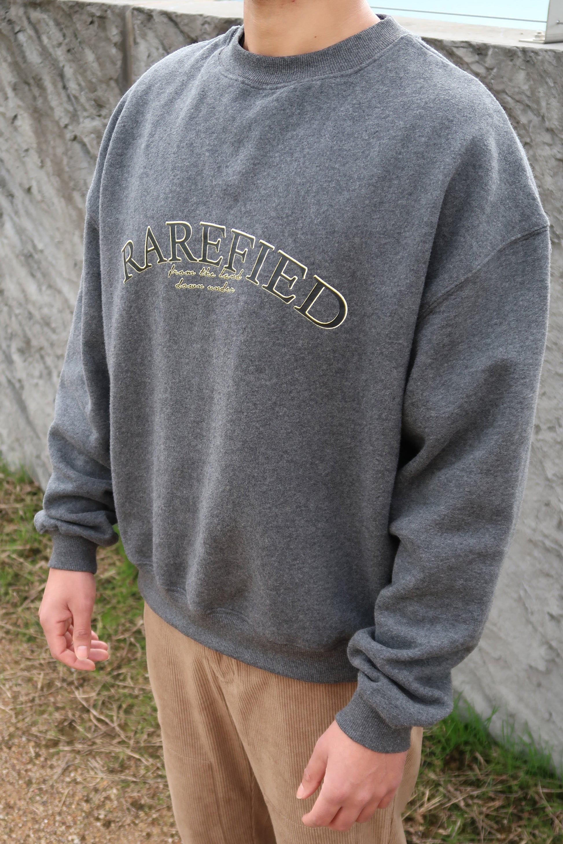 Land Down Under Sweatshirt - Charcoal-2