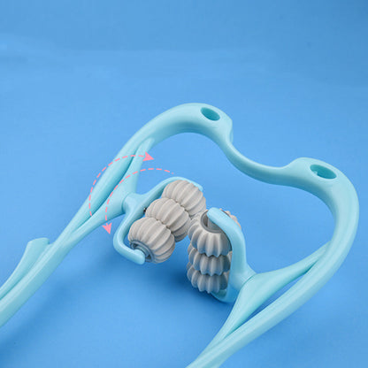6-Wheel Neck Massager – Manual Pain Relief Roller