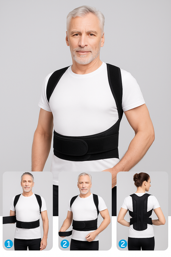 Posture Corrector Brace – Back & Shoulder Support for Better Posture