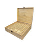 Essential Oils Wood Storage Box - Wooden Oil Bottle Slots-1