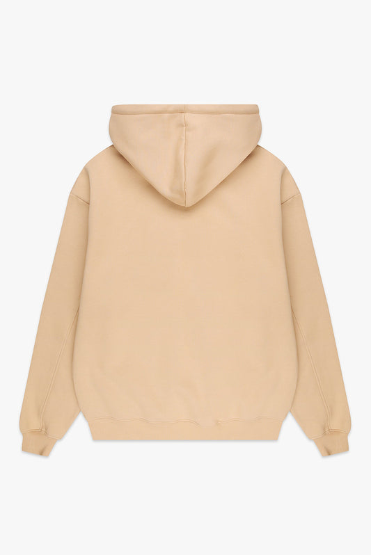 Brushed Hoodie - Beige-1
